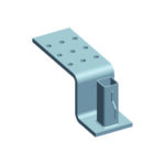 Support ZR 355 pour potelet carré 30x30mm (hors fixation)