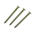 Pointes annelées bichromatées L 70mm Ø 5mm pour ancrage - seau 5 kg
