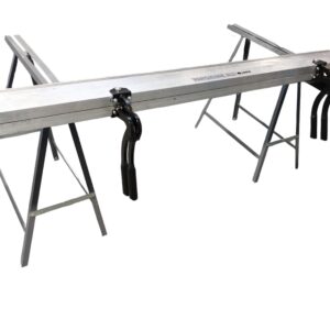 Parisian 2m aluminum folding machine without trestles, with 13mm diameter strip