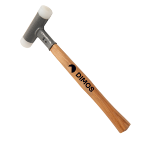Maillet antirebond avec manche en bois Dimos.