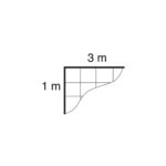 Filet garde-corps L 3m h 1m maille 100mm type U
