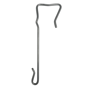 Metal hook for suspension.