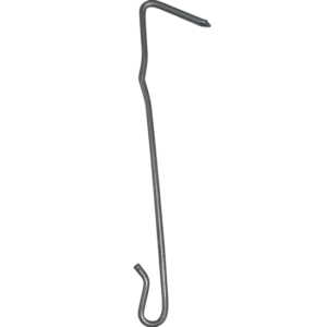 Metal hook for wall fixing