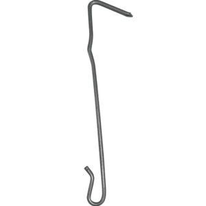 Simple metal hook.