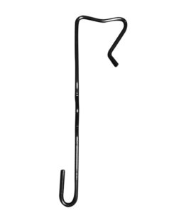 Cintre en métal noir à double crochet
