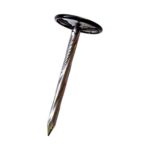 Clou Calotin Torsadé Galva Patiné 60x2.7mm + rondelle EPDM - Bte 250