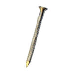 Pointe Crochet Gouttière TL Annelée Electro-Zinguée 45x4.0mm-Box 1kg