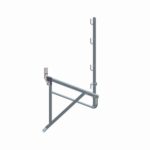 Echafaudage de toit alu avec ancrage support bois