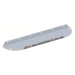 Plancher alu bac d'angle L 3m l 60cm avec 2 plinthes intégrées