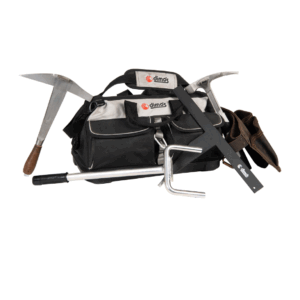 Tool bag with roofing tools