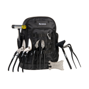 Backpack with DIY tools.