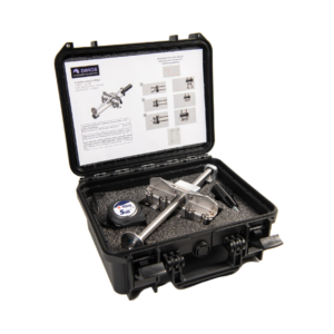Dimos tool kit in an open case.
