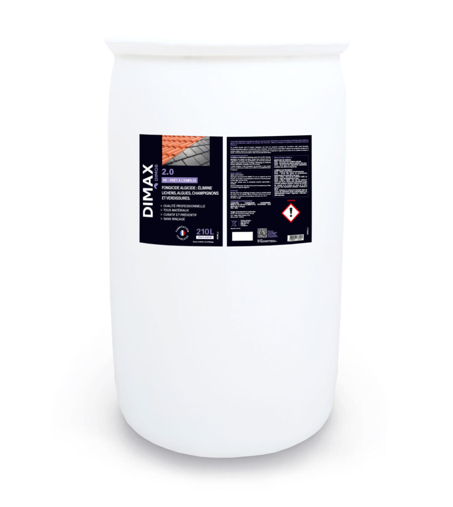 Dimax 2.0 ready-to-use anti-green algae treatment, 210-litre container