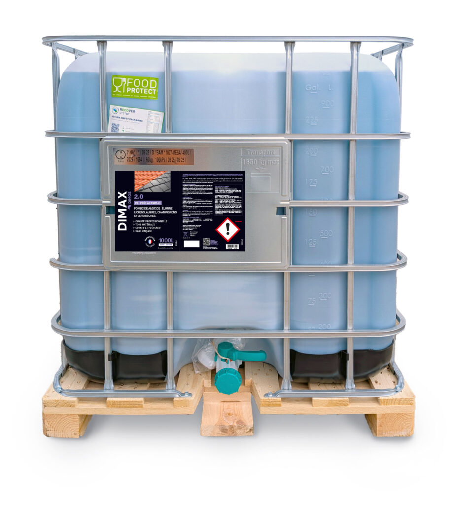 Dimousse 2.0 ready-to-use anti-green growth treatment, 1000 liters