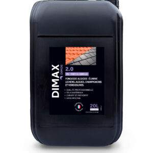 dimousse 2.0 – anti verdissure toiture produit de nettoyage et démoussage bidon 20l