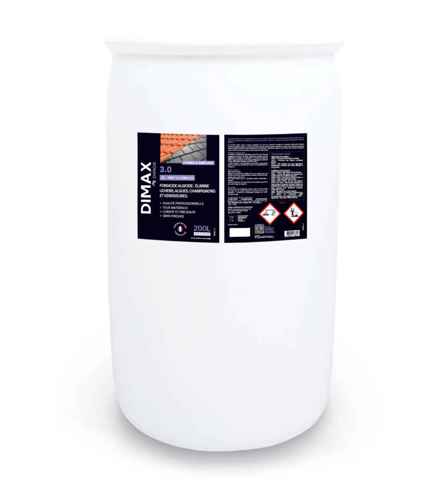 Dimousse 3.0 ready-to-use anti-green growth treatment, enriched formula, 200l