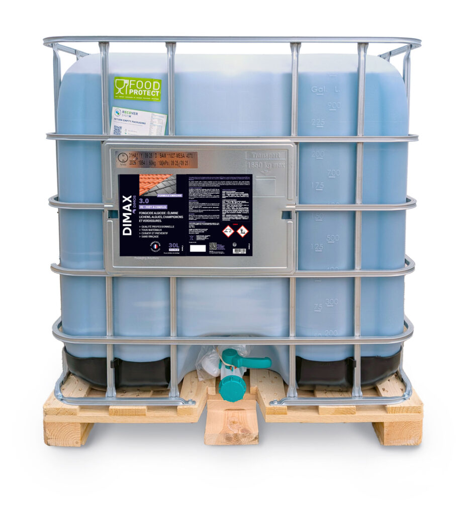 Dimax 3.0 ready-to-use anti-green growth treatment, enriched formula, 1000L IBC
