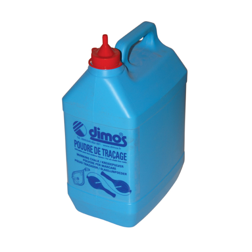 High quality red chalk line powder – 4 Kg plastic jar - Dimos